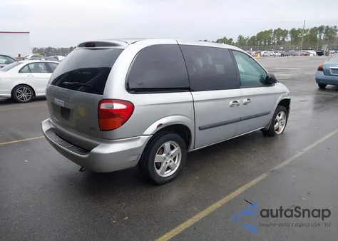 2005 Dodge Caravan Sxt from USA, damaged, VIN 1D4GP45R75B139887